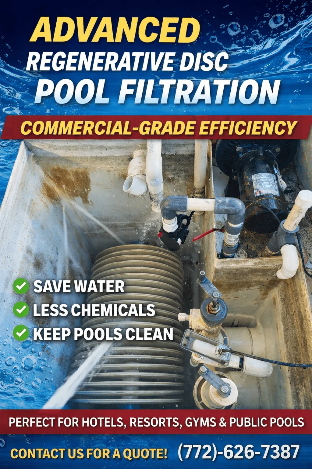 Commercial Pool Filtration System in Port St. Lucie, Florida (1)